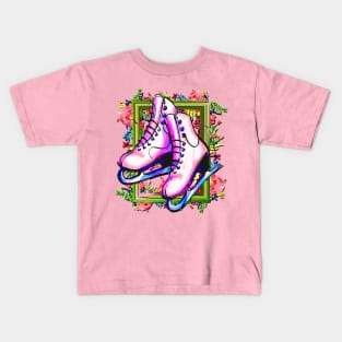 Ski figure skating - Ice skating - figure skater - Ice skate Kids T-Shirt